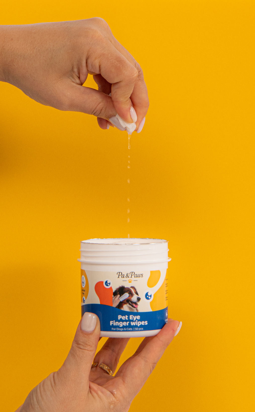Pet Eye Finger Wipes